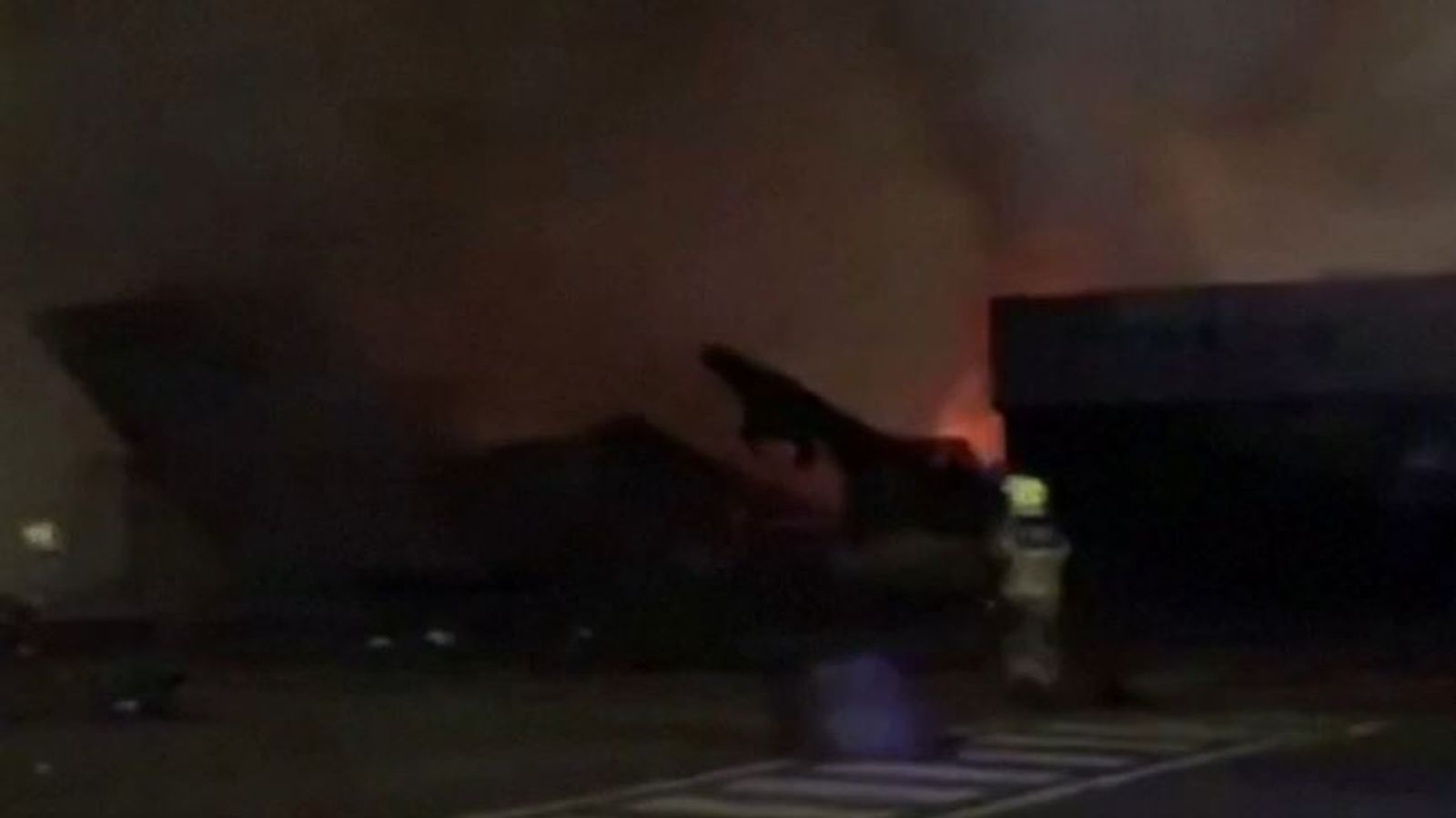 Fire tackled at Dubai port after explosion World News Sky News