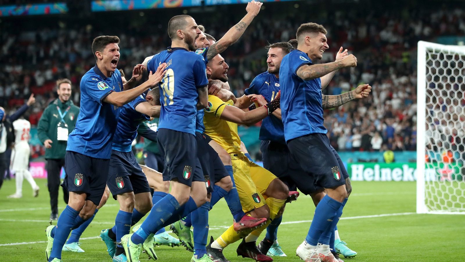 Euro 2020: Italy beat England on penalties in nail-biting final at Wembley