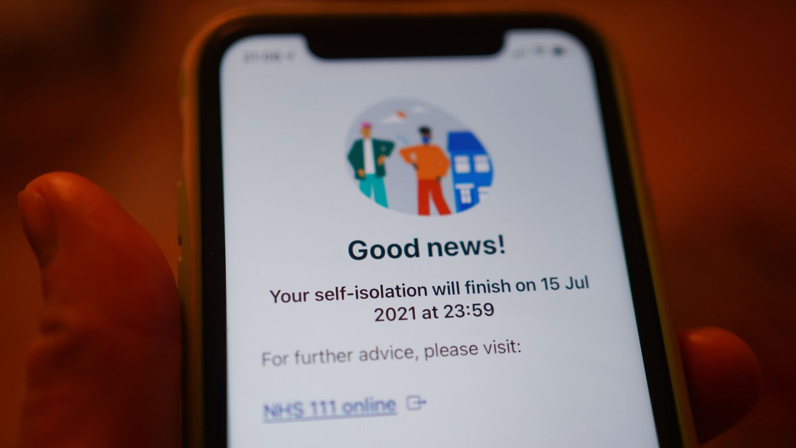 COVID-19: NHS app being updated to ping fewer people to isolate