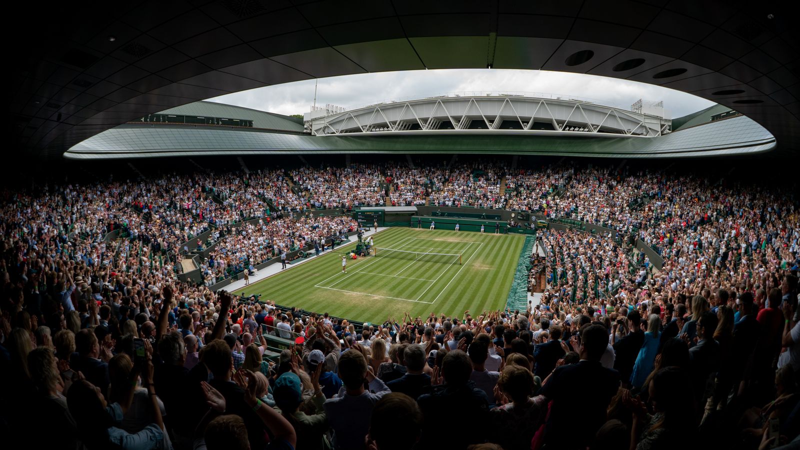 Wimbledon to host full capacity crowds for final rounds in Centre Court and Court One | UK News | Sky News