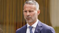 Former Manchester United footballer Ryan Giggs arrives at Manchester Crown Court where he is charged with assaulting two women and controlling or coercive behaviour. Picture date: Friday July 23, 2021.