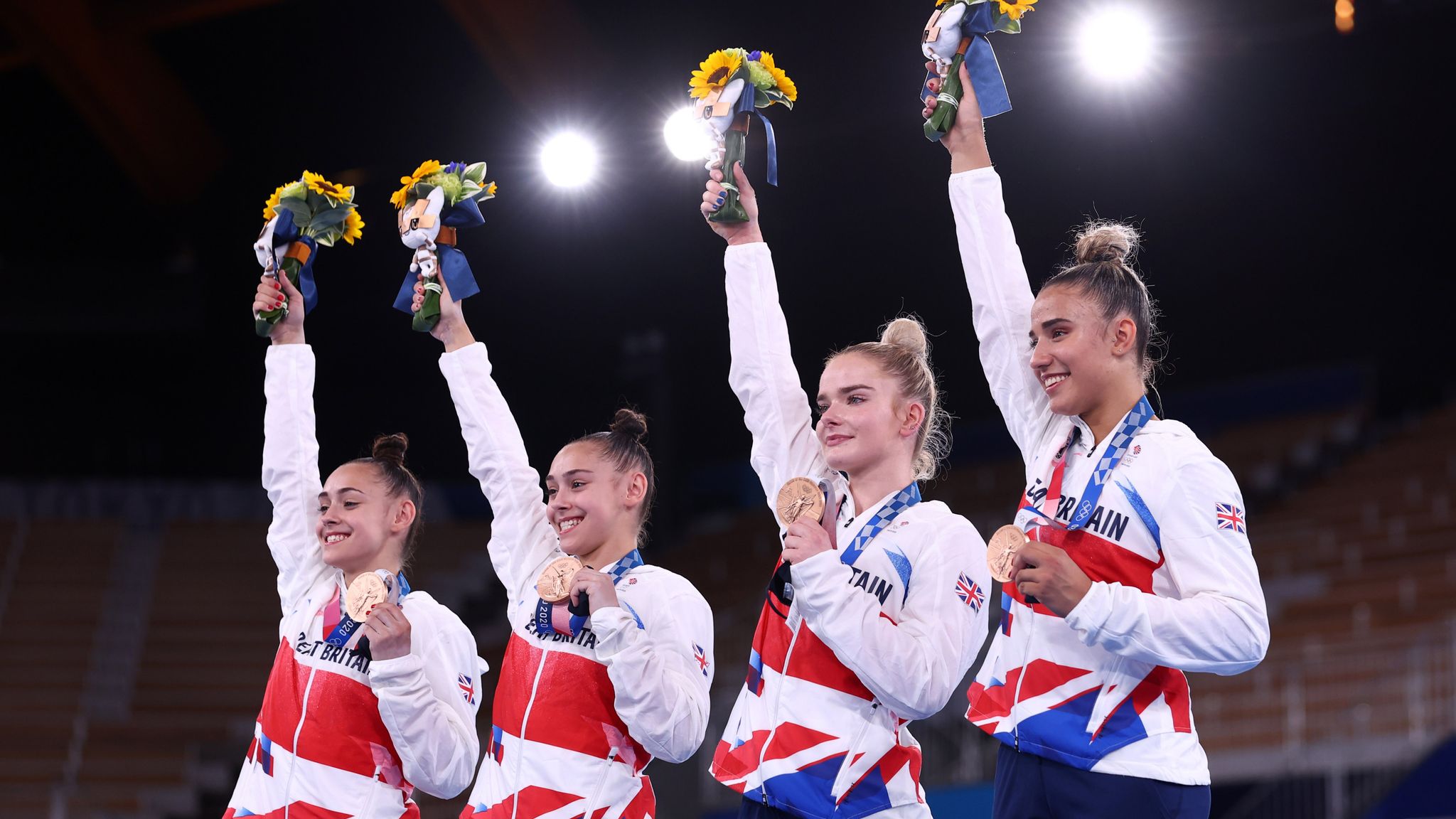 Tokyo Olympics Team Gb Win Bronze In Womens Team Gymnastics For First 
