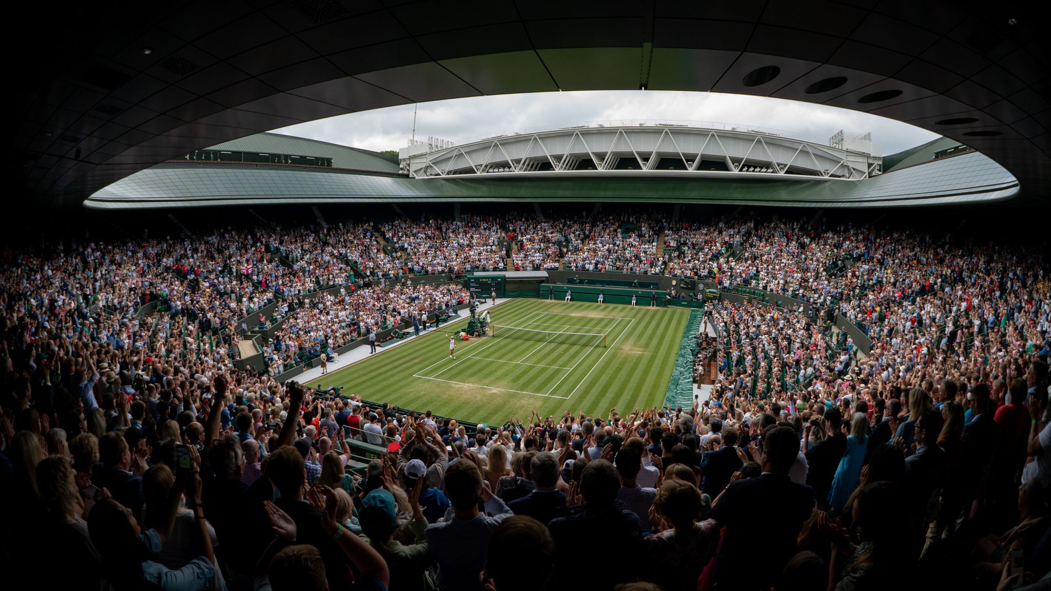 Wimbledon to host full capacity crowds for final rounds in Centre Court and Court One UK News Sky News