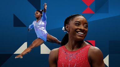 Simone Biles wins record eighth title at US Gymnastics