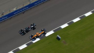 Hamilton flies by Norris into third place | Video | Watch ...