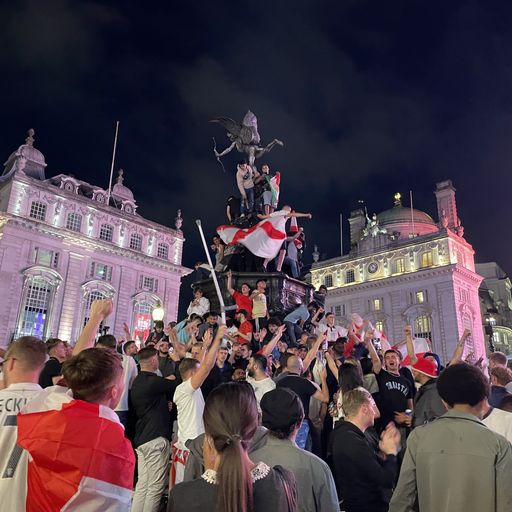 'Bring it home': Nation reacts as England reach first Euros semi-final 25 years
