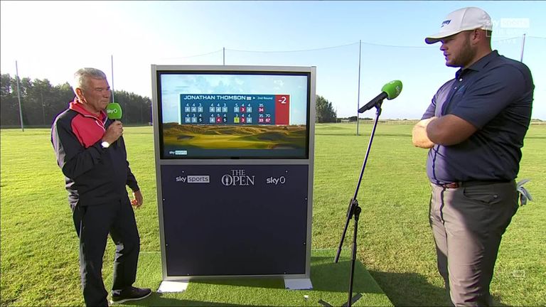 Jonathan Thomson joins Tim Barter at the Sky Cart to reflect on his major debut so far and his incredible hole-in-one at Royal St George's.