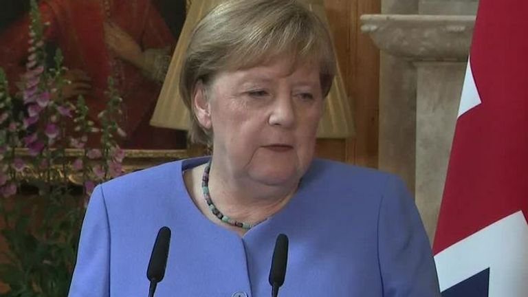 Angela Merkel hints at people with double jabs not having to quarantine when traveling between the EU and UK.