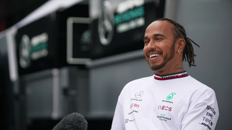 Sky F1's Natalie Pinkham sat down with Hamilton to reflect on his year so far and the Hamilton Commission, which aims to improve diversity in F1 and beyond