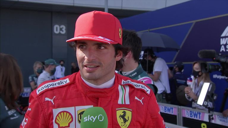 The Ferrari driver did not hold back in blaming George Russell for his mistake which meant he finished his Sprint Race in eleventh