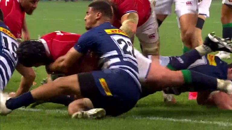 Fagerson goes over for Lions' fifth try | Video | Watch TV Show | Sky ...