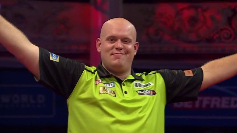 Van Gerwen a vaincu White avec cette caisse scandaleuse de 121 dans le mille