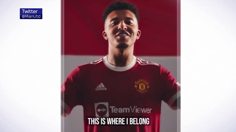 Man Utd reveal Sancho signing