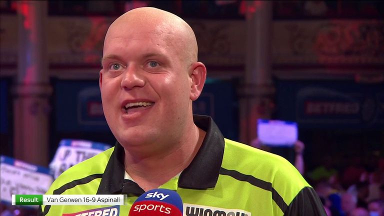 Michael van Gerwen dit qu'il est 