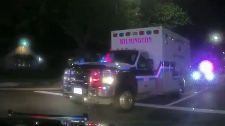 Police chase stolen ambulance across town in Illinois