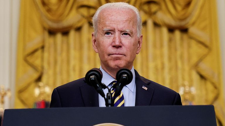 Joe Biden said the Afghan people alone how they run their country, as he announced US military presence will end on Aug 31.