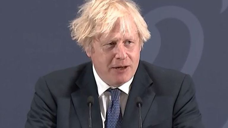 Boris Johnson says he thinks the worst of COVID is behind us