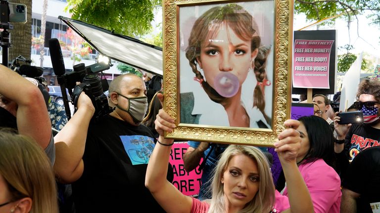 Support for the singer&#39;s case has been crowing Pic: AP