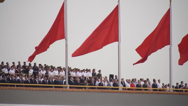 Top officials from the Chinese Communist Party were in attendance