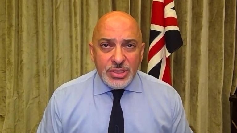 Nadhim Zahawi also said there is &#39;no perfect time&#39; and that &#39;this is as good a time as any&#39; to end restrictions in England.