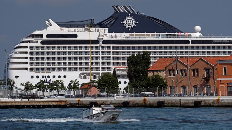 The MSC Orchestra in Venice in June