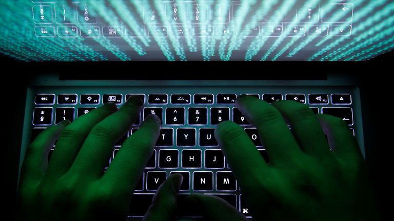 Security agencies are monitoring the situation following the "colossal" ransomware attack. File pic