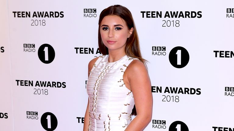 Dani Dyer attending the BBC Radio 1&#39;s Teen Awards held at the SSE Arena, Wembley, London.                                                                                                  