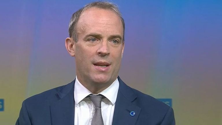 Dominic Raab feeling more positive about the easing of foreign travel restrictions
