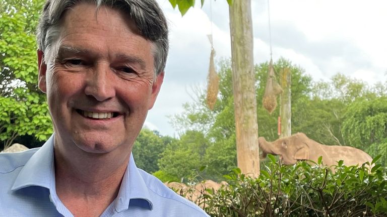 Mike Jordan, director of plants and animals at Chester Zoo