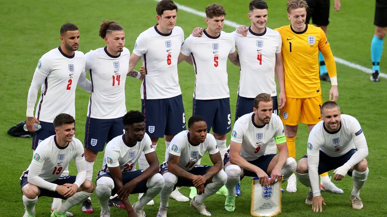 England fielded a diverse team against Denmark in the semi-final
