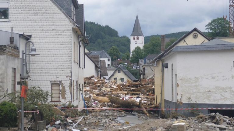 Flood damage in Schuld 
