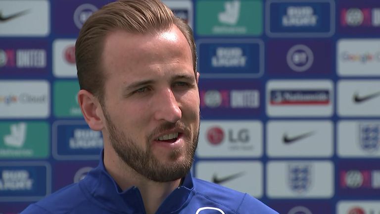 England captain Harry Kane was talking ahead of the final against Italy at Wembley.