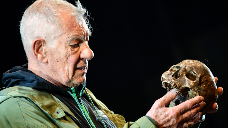 Sir Ian McKellen who stars in Hamlet at the Theatre Royal in Windsor which runs until 25 September 2021. Picture date: Thursday July 15, 2021.