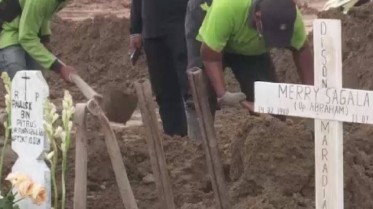 The grave diggers say they will never give up