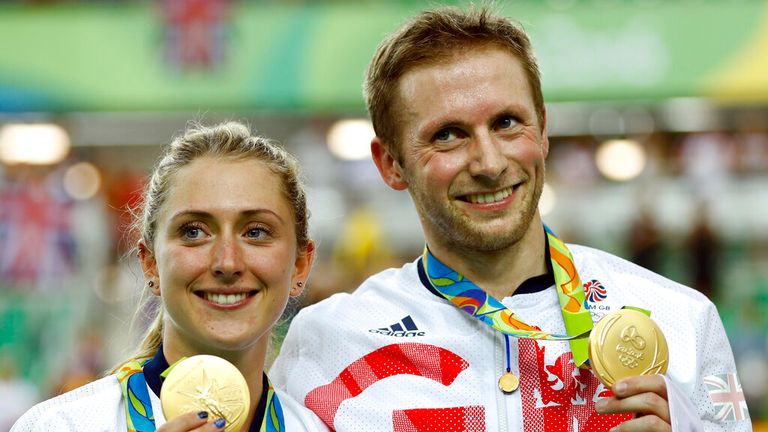 Jason and Laura Kenny are chasing more medals in Tokyo. Pic: AP