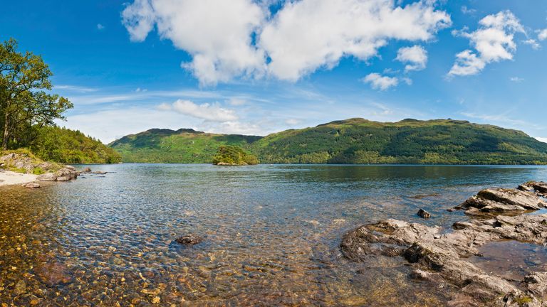 The incident happened at Loch Lomond