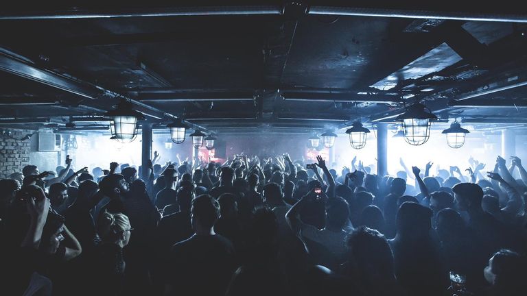 Clubbers at Egg nightclub in Kings Cross, north London. Pic from Egg given to Jemima Walker for our use