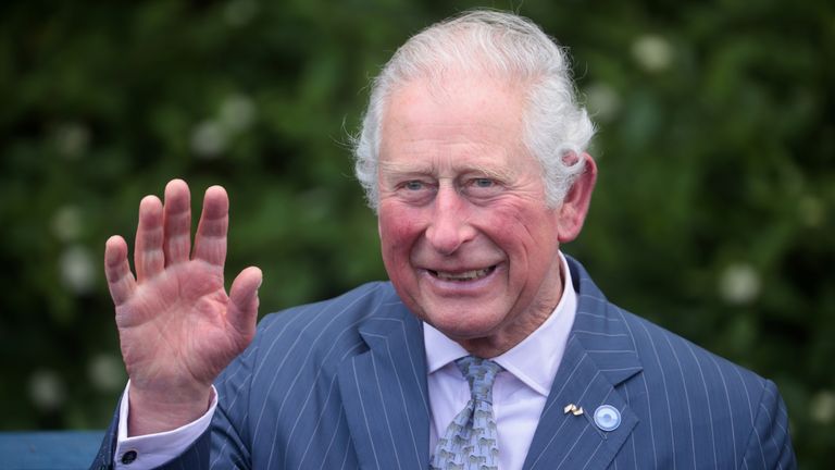 The Prince of Wales discusses his favourite tracks on a hospital radio show