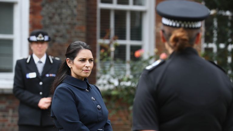 Home Secretary Priti Patel 