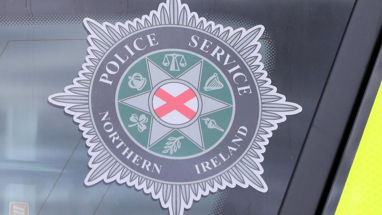 A stock picture of a Police Service of Northern Ireland (PSNI) logo badge in Belfast Northern Ireland.   PRESS ASSOCIATION Photo. Picture date: Tuesday July 2, 2019. See PA story POLICE Stock . Photo credit should read: Niall Carson/PA Wire