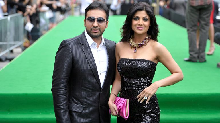 Raj Kundra is married to Bollywood superstar Shilpa Shetty. Pic: Reuters 