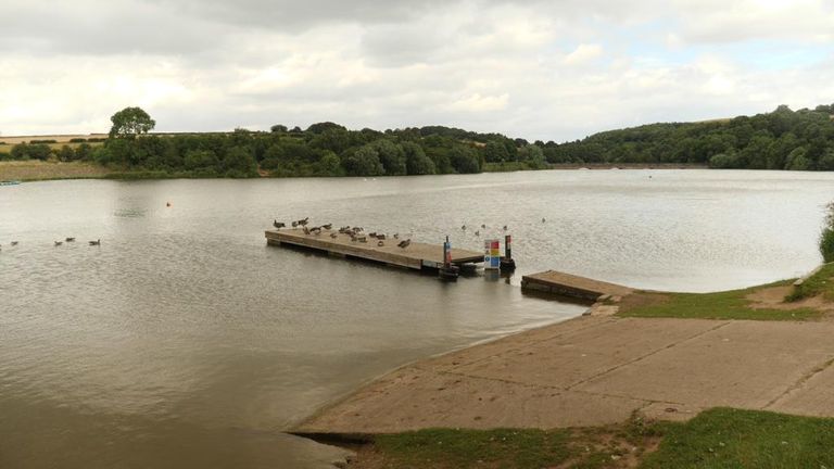 Sam had gone swimming at a local reservoir in Rotheram