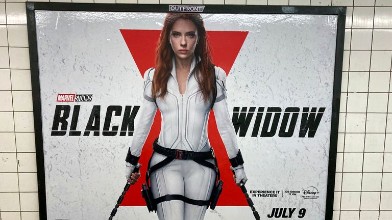 Actress Scarlett Johansson is suing Walt Disney Studios over the streaming release of "Black Widow". Pic: zz/STRF/STAR MAX/IPx/AP