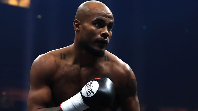 Sebastian Eubank pictured during a bout against Kamil Kulczvk