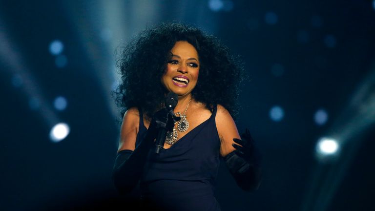 Singer Diana Ross performs in California in 2017