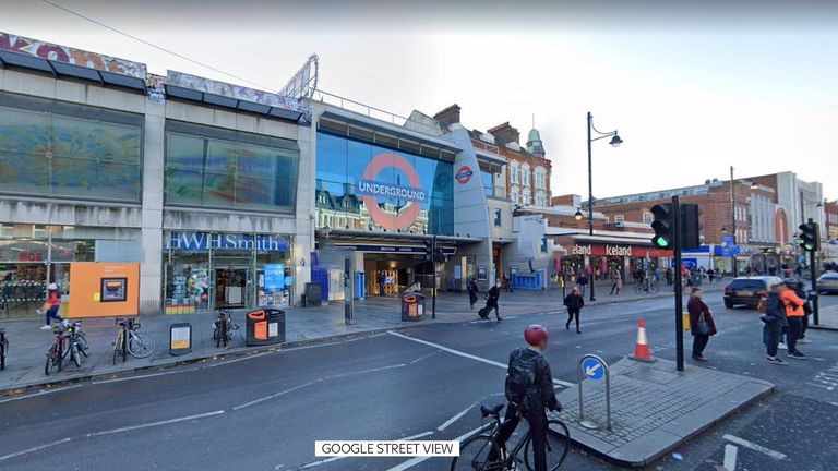 The man was stabbed on Wednesday evening near Brixton Station, in south London