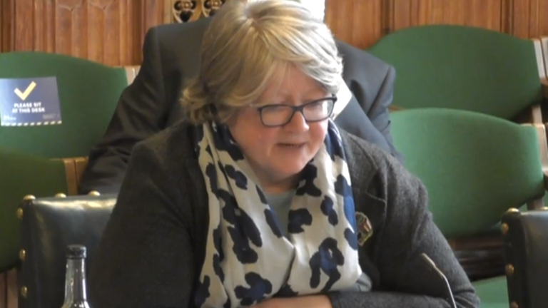 Work and Pensions Secretary Therese Coffey