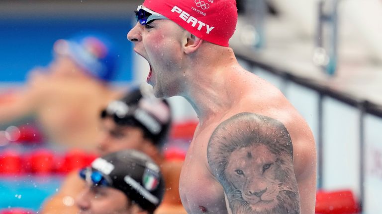 Peaty aura un changement à ajouter à sa récolte de médailles, lorsqu'il participera au relais quatre nages masculin et potentiellement au relais mixte