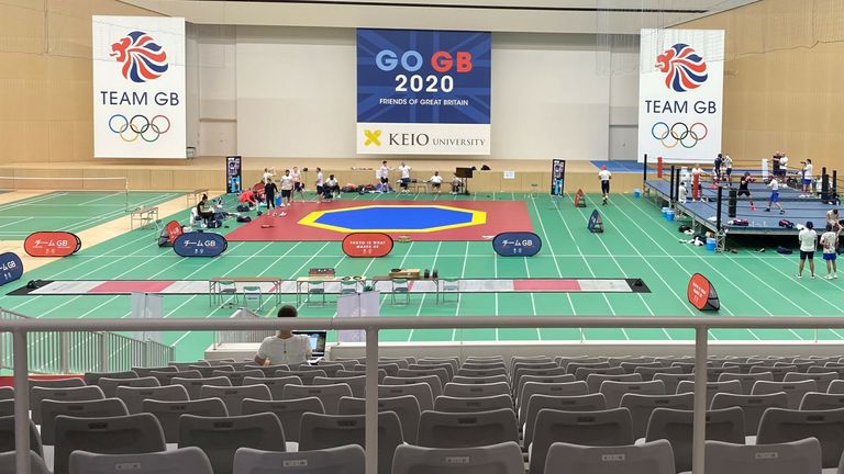 Team GB&#39;s Tokyo training camp at Keio University