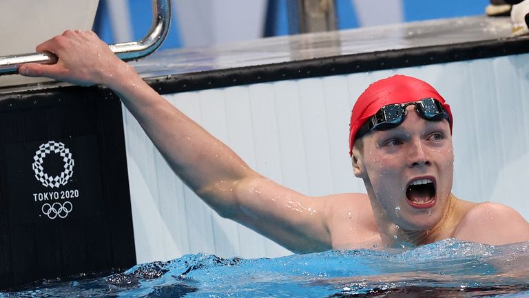 Scott Duncan a terminé comme le qualifié le plus rapide pour atteindre la finale du 200m nage libre